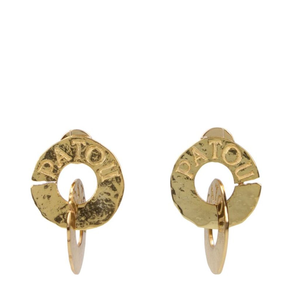 Patou Gold Brass Women's Earrings
